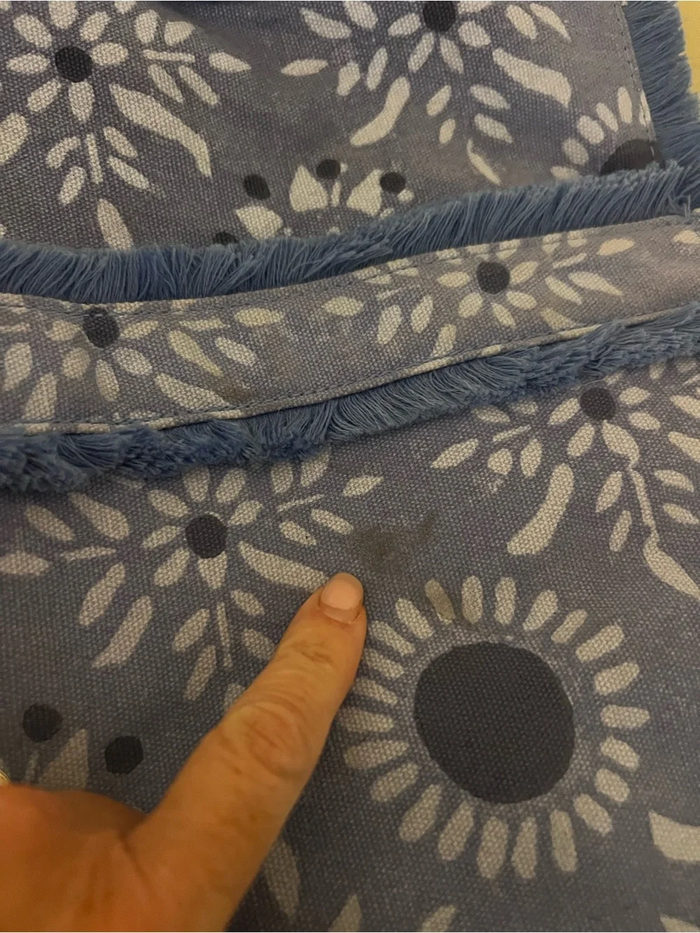 Roller Rabbit for Target Blue Floral Pattern Tote Bag